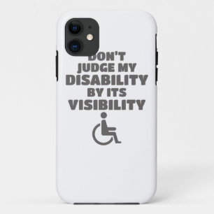 Case-Mate iPhone Case Ne jugez pas le handicap par sa visibilité