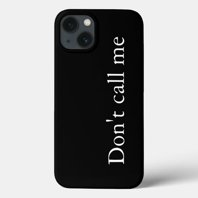 Coques Case-Mate iPhone Ne m'appelez pas - Coque-coque iphone (Verso)
