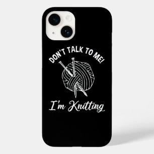 Coque Pour iPhone 14 Ne me parle pas ! Je suis Tricot