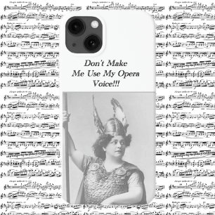 Case-Mate iPhone Case Ne m'oblige pas à utiliser ma voix Opéra