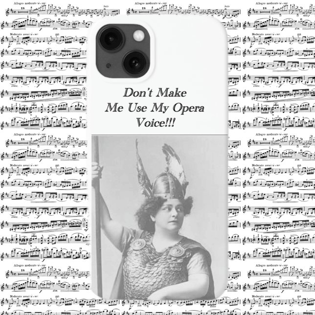 Coques Case-Mate iPhone Ne m'oblige pas à utiliser ma voix Opéra (Créateur téléchargé)