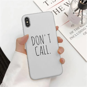 Coque Pour iPhone 14 Ne pas appeler Introvert Sarcastic Dunn inspiré