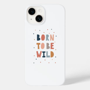 Coque Pour iPhone 14 Né pour être sauvage