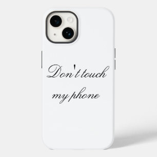 Coque Pour iPhone 14 Ne touche pas à mon téléphone