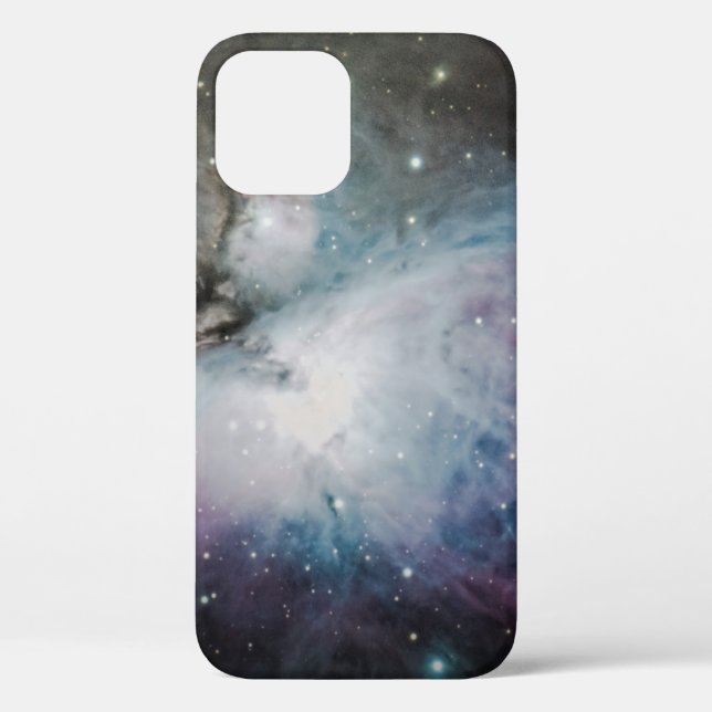 Coques Case-Mate iPhone Nébuleuse bleue, grise et violette (Verso)