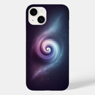 Coque Pour iPhone 14 Nébuleuse cosmique rêveuse spirale vortex abstrait