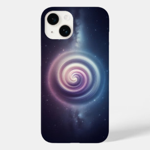 Coque Pour iPhone 14 Nébuleuse cosmique rêveuse Spirale Vortex Abstrait