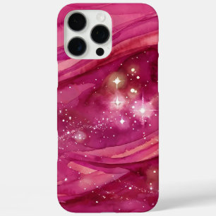 Coques iPhone 16 Pro Max Nébuleuse Rose Starlight