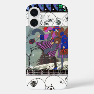 COQUES iPhone 16  NEIGE D'HIVER ET NAVIRES / CONCEPTEUR DE COSTUME D