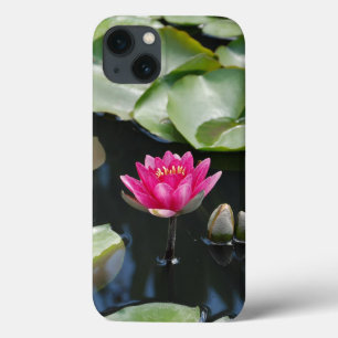 Etui iPhone 13 nénuphars