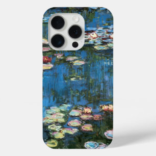 Coque iPhone 15 Pro Nénuphars de Claude Monet, Impressionnisme Vintage