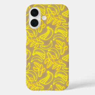 Coques iPhone 16 Neon Bananas tan