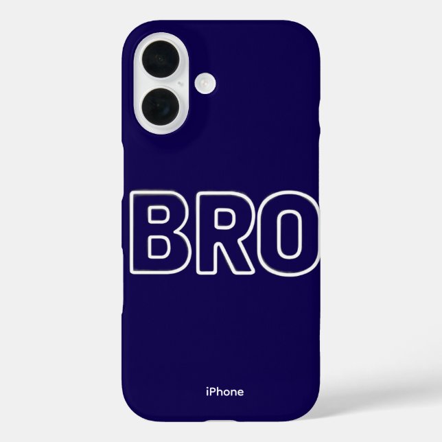 Coques Case-Mate iPhone Neon Bro iPhone 16 Case (Verso)