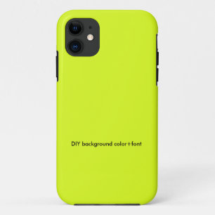 Coques Pour iPhone Neon chartreuse jaune/do-it-yourself couleur/télép