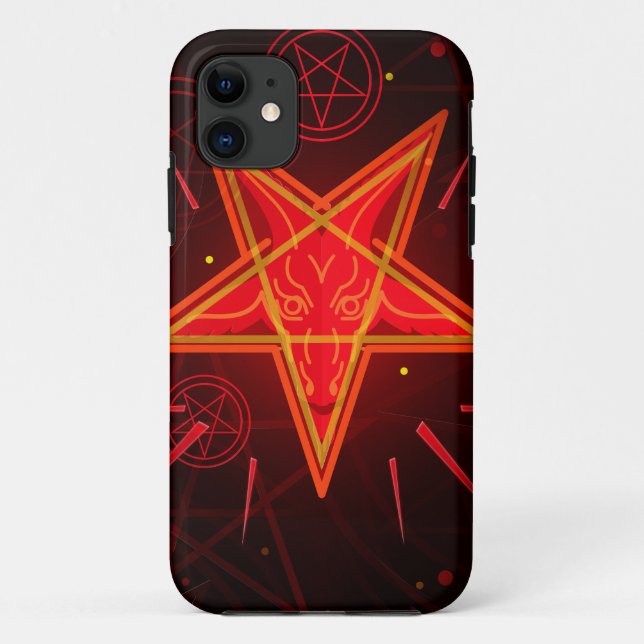 Coques Case-Mate iPhone néon démon (Dos)
