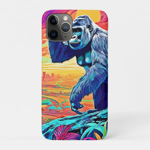 Case-Mate iPhone Case Neon Jungle Gorilla Imaginaire urbain