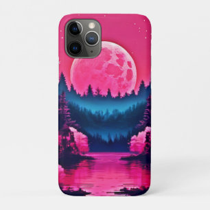 Case-Mate iPhone Case Neon Moonlit Imaginaire Forest Lake
