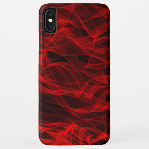 Case-Mate iPhone Case Neon Red Curvy Line Abstrait Motif