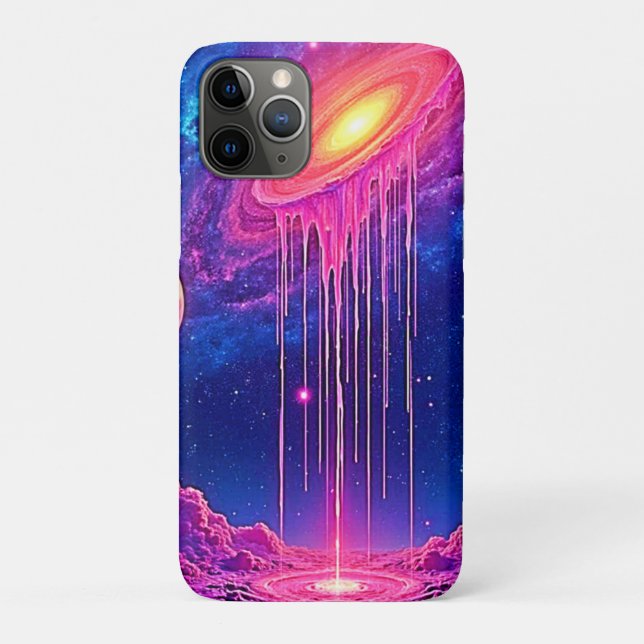 Coques Case-Mate iPhone Neon Universe: Dripping Starlight (Dos)
