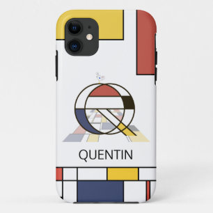 Case-Mate iPhone Case Neoplasticisme exclusif Art Monogramme. Lettre Q