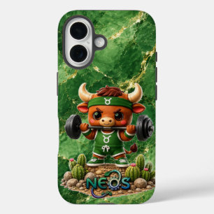 Coques iPhone 16 Neos Zodiac Kawaii Taureau