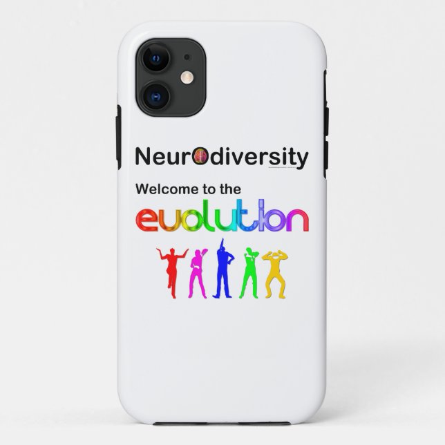 Coques Case-Mate iPhone Neurodiversité Bienvenue dans l'Évolution (Dos)