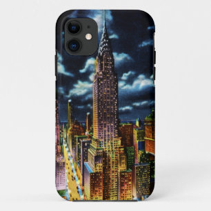 Case-Mate iPhone Case New York City Chrysler construisant la nuit