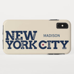 Case-Mate iPhone Case New York City Typographie personnalisation nom de 