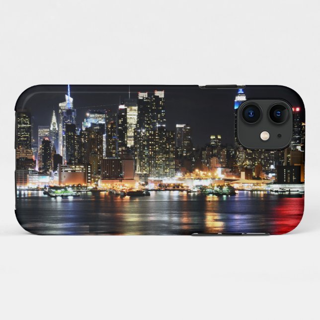 Coques Case-Mate iPhone New York la nuit (Dos (Horizontal))