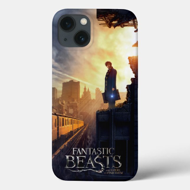 Coques Case-Mate iPhone NEWT SCAMANDER™ dans un bâtiment détruit (Verso)