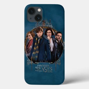 iPhone 13 Case NEWT SCAMANDER™ et entreprise Art Nouveau Frame