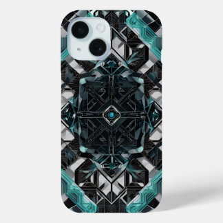 Coque Pour iPhone 15 Nexus central : Unité de commande Onyx