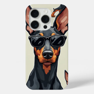 Coque iPhone 15 Pro Nice Doberman