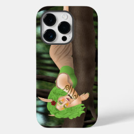 Coque Pour iPhone 14 Pro Nightelf child in the woods
