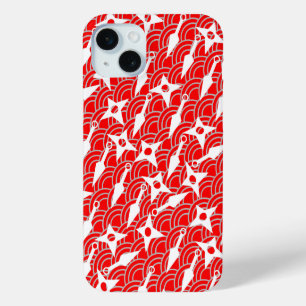 Coque iPhone 15 Mini Ninja Shuriken et Kunai Design