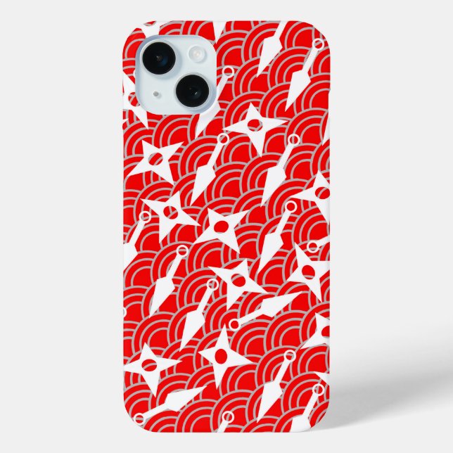 Coques Case-Mate iPhone Ninja Shuriken et Kunai Design (Verso)