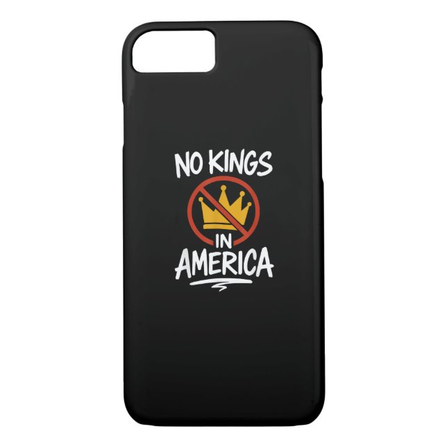 Coques Case-Mate iPhone No Kings In America No Crown Minimal Clean (Dos)