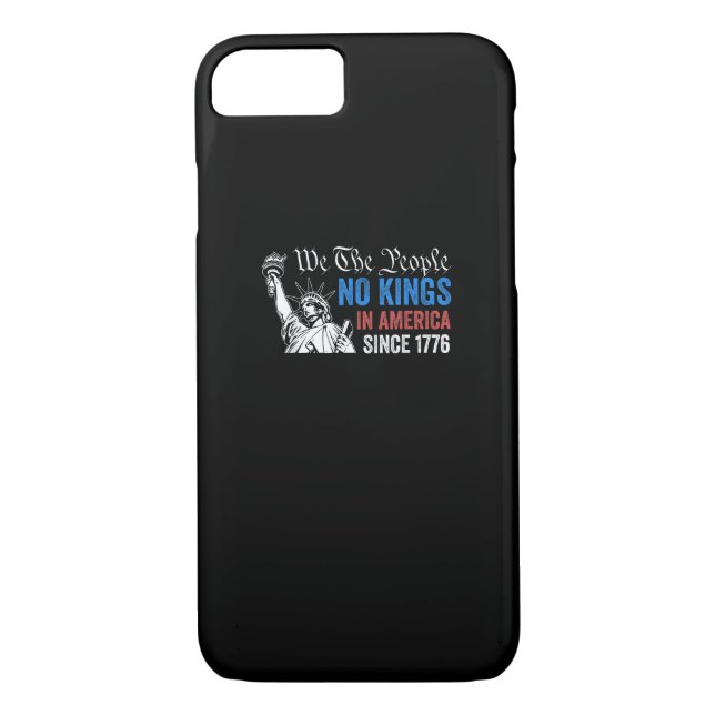 Coques Case-Mate iPhone No Kings In America Since 1776 Retro Classic (Dos)