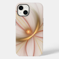 Noble Cuivre Et Or Abstrait Art Fractal Moderne