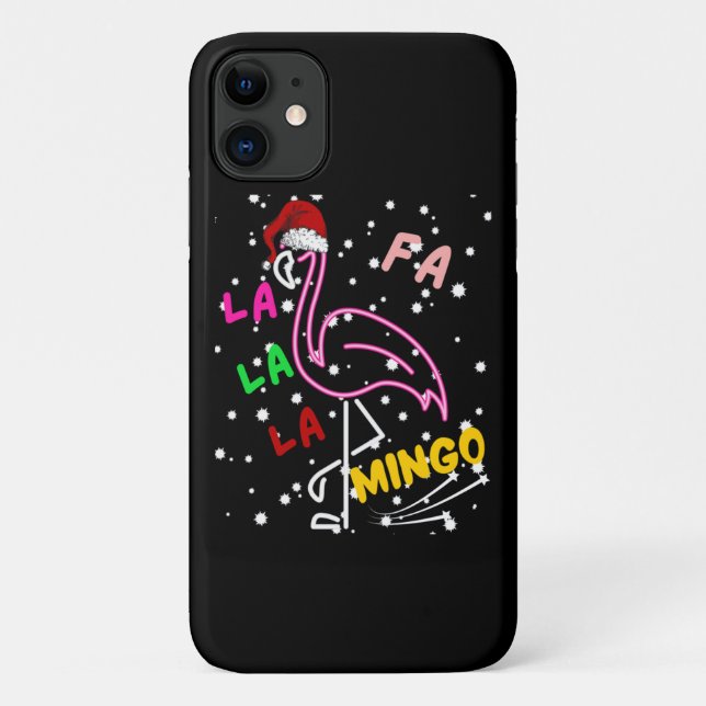 Coques Case-Mate iPhone Noël Fa la la mingo Essentiel (Dos)
