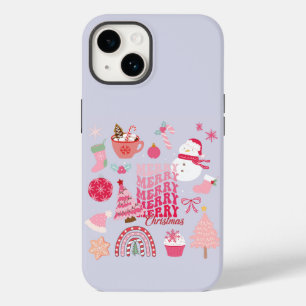 Coque Pour iPhone 14 Noël moderne