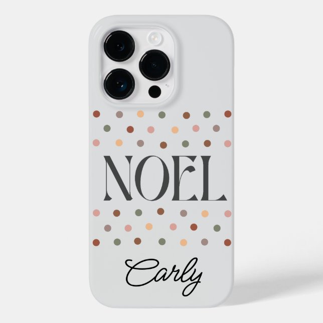Coques Case-Mate iPhone Noël NOEL Boho (Verso)