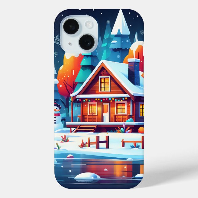 Coques Case-Mate iPhone Noël paisible (Verso)