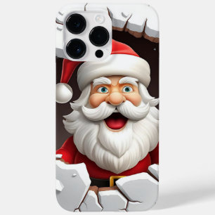 Coque Pour Pour iPhone 14 Pro Max Noël Père Noël 3D