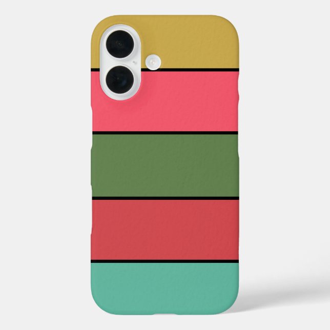 Coques Case-Mate iPhone Noël Rouge or couleur verte sur papier d'aquarelle (Verso)