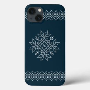 Case-Mate iPhone Case Noël saison bleue flocon de neige