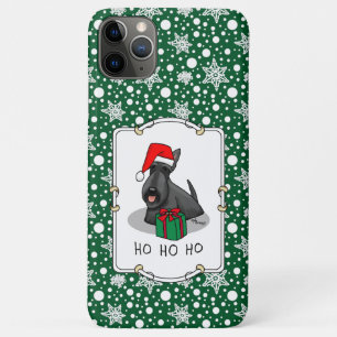 Case-Mate iPhone Case Noël Santa Hat Scottish Terrier (noir) mignonne