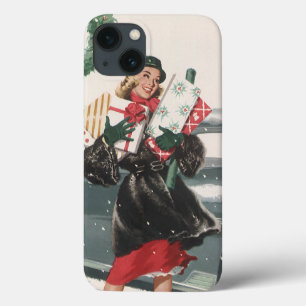 Etui iPhone Case-Mate Noël Vintage, Achats Cadeaux Policier