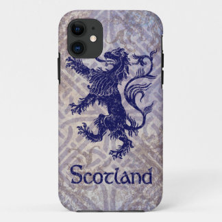 Coque Case-Mate Pour iPhone Noeud effréné écossais de Celtic de bleu marine de