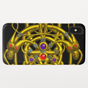 Case-Mate iPhone CASE NOEUDS CELTIQUES D'OR AVEC DRAGONS DOUCES